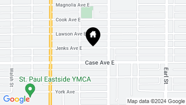 Map of 908 Jenks Avenue, Saint Paul MN, 55106