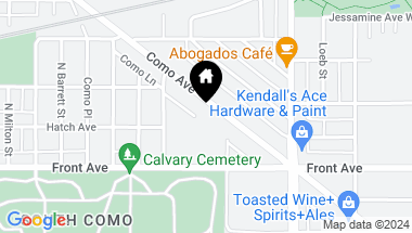 Map of 700 Como Avenue, Saint Paul MN, 55103