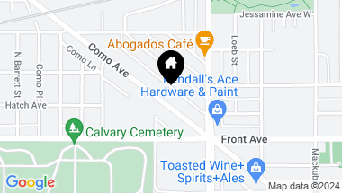 Map of 673 Como Avenue, Saint Paul MN, 55103