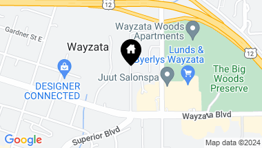 Map of 2xx Benton Avenue, Wayzata MN, 55391