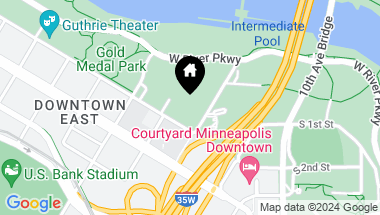 Map of 1240 S 2nd Street Unit: 614, Minneapolis MN, 55415