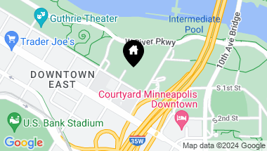 Map of 1240 S 2nd Street Unit: 930, Minneapolis MN, 55415