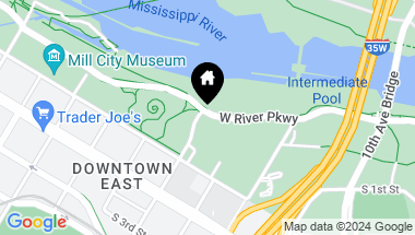 Map of 1111 W River Parkway Unit: 8E, Minneapolis MN, 55415