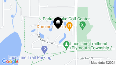 Map of 1051 Xene Lane N, Plymouth MN, 55447