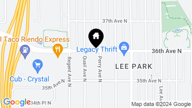 Map of 3557 Perry Avenue N, Crystal MN, 55422