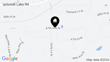 Map of 4685 Garland Lane N, Plymouth MN, 55446