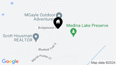 Map of 4535 Bluebell Trail S, Medina MN, 55340