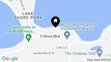 Map of 2215 S Shore Boulevard, White Bear Lake MN, 55110