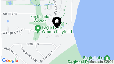 Map of 137 W Eagle Lake Drive, Maple Grove MN, 55369