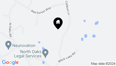 Map of 7 Catbird Lane, North Oaks MN, 55127