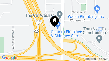 Map of 24-46 97th Avenue NW, Coon Rapids MN, 55448