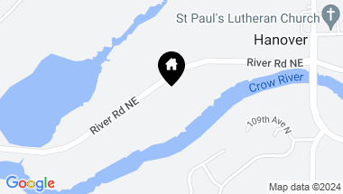 Map of xxx River Road NE, Hanover MN, 55341