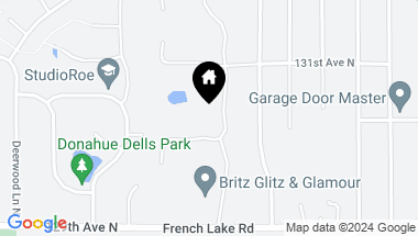 Map of 12960 Bauer Dr N, Champlin MN, 55316