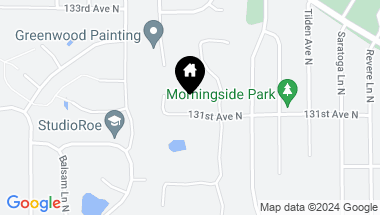 Map of 10886 N 131st Ave, Champlin MN, 55316