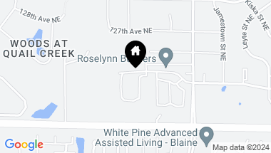 Map of 2975 126th Avenue NE, Blaine MN, 55449