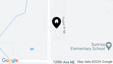 Map of 12681 Erskin Street NE, Blaine MN, 55449