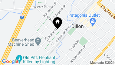Map of 322 S Rife Street, Dillon MT, 59725