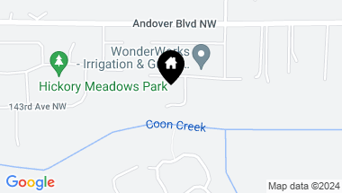 Map of 103 143rd Avenue NW, Andover MN, 55304