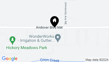Map of 63 144th Lane NW, Andover MN, 55304