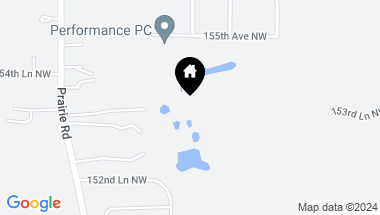 Map of 14661 Stutz Street NE, Ham Lake MN, 55304