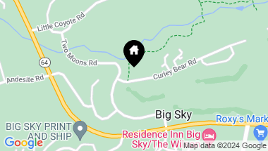 Map of 2695 Curly Bear Road, Big Sky MT, 59716