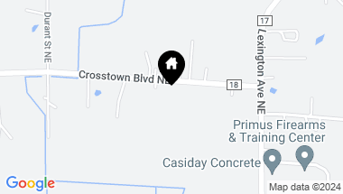 Map of 4426 Crosstown Boulevard NE, Ham Lake MN, 55304