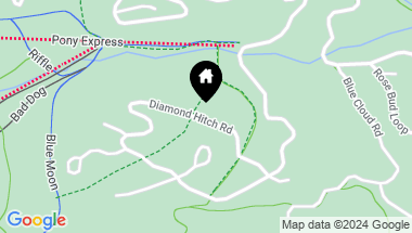 Map of TBD Diamond Hitch Road, Big Sky MT, 59716