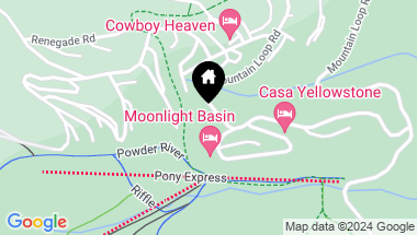 Map of 80C Mountain Loop Road, Big Sky MT, 59716