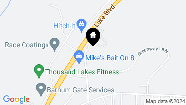 Map of 6641 Lake Boulevard, Forest Lake MN, 55025