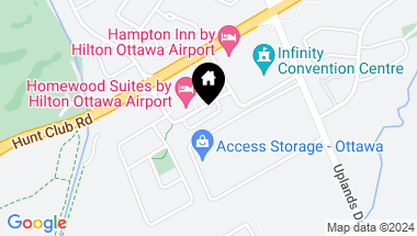 Map of 218 PONDVIEW CIRCLE, Ottawa Ontario, K1V2P2