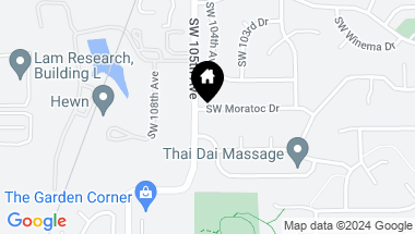Map of 10447 SW MORATOC DR, Tualatin OR, 97062