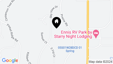 Map of 116 Sky View Drive, Ennis MT, 59729