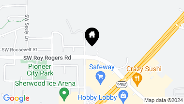 Map of 20508 SW ROY ROGERS RD 135, Sherwood OR, 97140