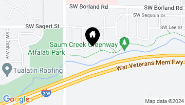 Map of 7070 SW BARR LN, Tualatin OR, 97062