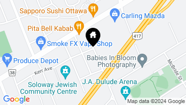 Map of 842 CLYDE AVENUE, Ottawa Ontario, K1Z5A2