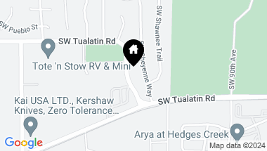Map of 9715 SW TUALATIN RD, Tualatin OR, 97062