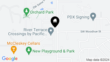 Map of 15757 SW VANDERWOOD AVE, Tigard OR, 97224