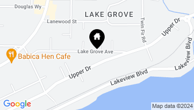 Map of 3520 LAKE GROVE AVE, Lake Oswego OR, 97035