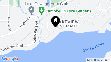 Map of 2430 SUMMIT CT, Lake Oswego OR, 97034