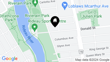 Map of 69-71 DONALD STREET, Ottawa Ontario, K1K1N3