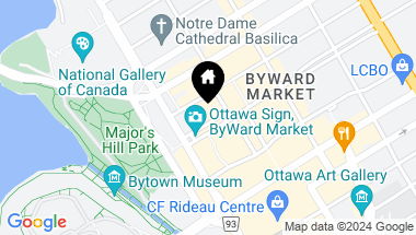 Map of 31-33 YORK STREET, Ottawa Ontario, K1N5S7