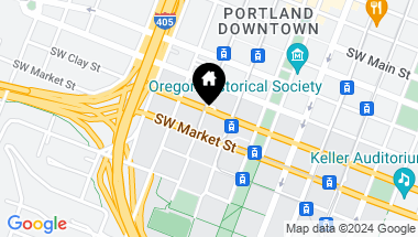 Map of 1500 SW 11TH AVE 2701, Portland OR, 97201