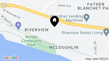 Map of 6626 SE RIVERSIDE DR, Vancouver WA, 98661
