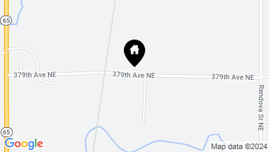 Map of XXX 379th Avenue NE, Stanchfield MN, 55080