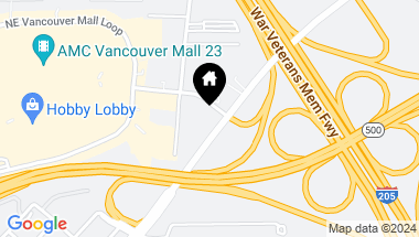 Map of 9407 NE VANCOUVER MALL DR, Vancouver WA, 98662