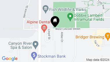 Map of 1704 Lincoln Street A5, Bozeman MT, 59715