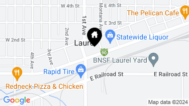 Map of 111 E Main, Laurel MT, 59044