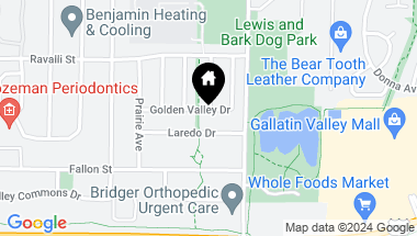 Map of 3414 Golden Valley Drive, Bozeman MT, 59718
