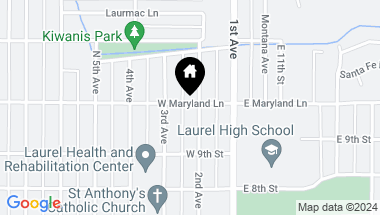 Map of 202 Maryland Lane, Laurel MT, 59044