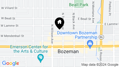 Map of 5 W Mendenhall Street 309, Bozeman MT, 59715